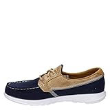 Breite Anpassung: Standard Skechers Damen Go Walk Lite Coral Bootschuhe, Navy Textile White Trim, 38 EU