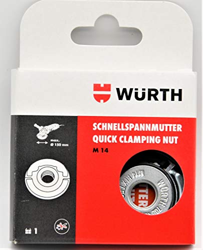 Würth Quick Release nut Suitable for All Angle Grinders with Thread M 14, Allows Quick Clamping and loosening - Image 3