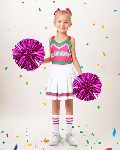 Disfraz de animadora para niñas talla 7-8 años miniatura 3