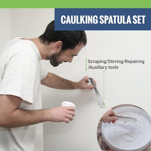 7-Piece Caulking Spatula Tool Set, Stainless Steel Streamline Caulk Spatula 3/8” to 1-1/2” by FIMXSD - Image 7