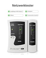 VCELINK Kabeltester, Netzwerktester für RJ45 RJ11 Kabel-Patchkabel, Grau – Ansicht 8