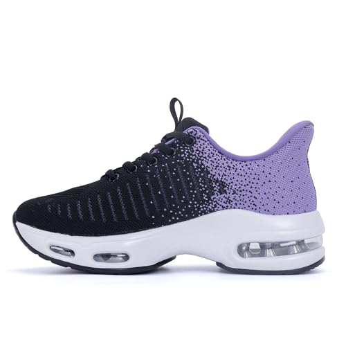 Womens Slip on Running Shoes Comfortable Tennis Sneakers Arch Support Walking Gym Athletic Workout Jogging Footwear US 6-11