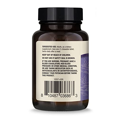 Dr. Mercola Biodynamic Organic Fermented Chewable Licorice Dietary Supplement, 30 Servings (60 Tablets), Non Gmo, Gluten Free, Soy Free, Usda Organic, Demeter Certified #TOP3