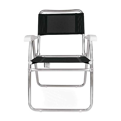 Mor - Cadeira Master Alumínio Tela Sannet Preta