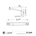 Five Oceans Universal Aluminum Lock-in Winch Handle, 10 inches FO-3514-FM
