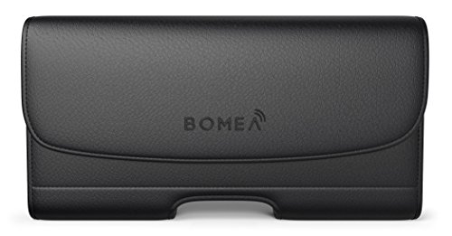 Bomea Belt Holster Designed for Samsung Galaxy S21  S20  S10  S9  S8 Belt Case Phone Pouch for Men Belt Clip Belt Loops with Credit Card Holder Fits Samsung Galaxy (NOT Plus) with Other Case On