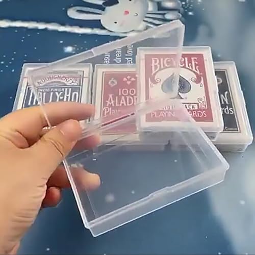 Image of 12Pcs Rectangular Clear Plastic Beads Storage Containers Box (3.74 x 2.72 x 0.95 inch), Small Plastic Containers, Small Bead Organizer