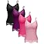 Black, Purple, Rose Red, Pink