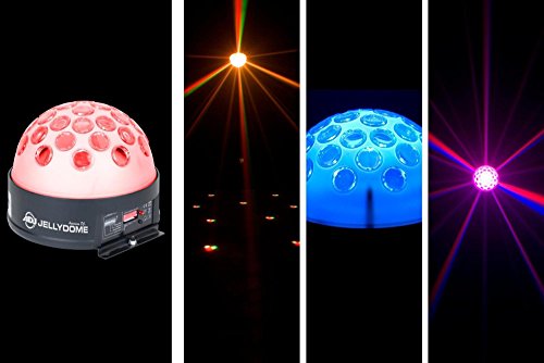 American Dj Supply Jelly Dome Led Powered Translucent Half Domemulti Color Changing Effect Light