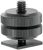 Ayex 2286 Hot Shoe Accessory Connection Adapter, Dark Grey