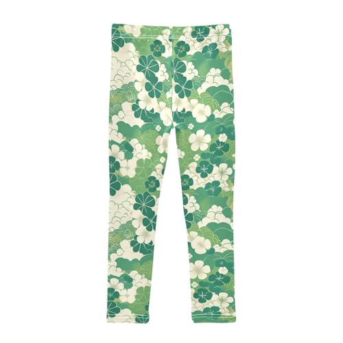 KLL Seamless Made Shamrocks Happy St Girls Athletic Leggings Stretchy Full Length Leg Yoga Pants Gym2