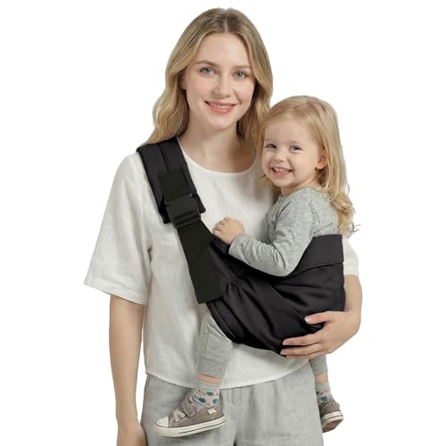 MISSWISDOM Baby Sling Carrier, Toddler Carrier Sling with...