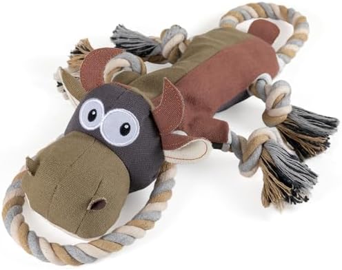 Dog Toys for Large Dogs,Squeaky Dog Toys, Tug of War Dog Plush Toys,Large Stuffed Dog Toys for Large Dogs with Crinkled Paper,Stuffed Animals Toys for Dogs to Keep Them Busy,Medium/Large/Big Dogs