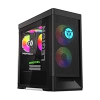 Lenovo Legion Tower 5 Gaming Desktop-PC (Intel Core i5-12400F, 16GB RAM, 1TB SSD, NVIDIA GeForce RTX 3060 Ti 8GB, Windows 11 Home) schwarz + Premium Care + Tastatur + Maus schwarz