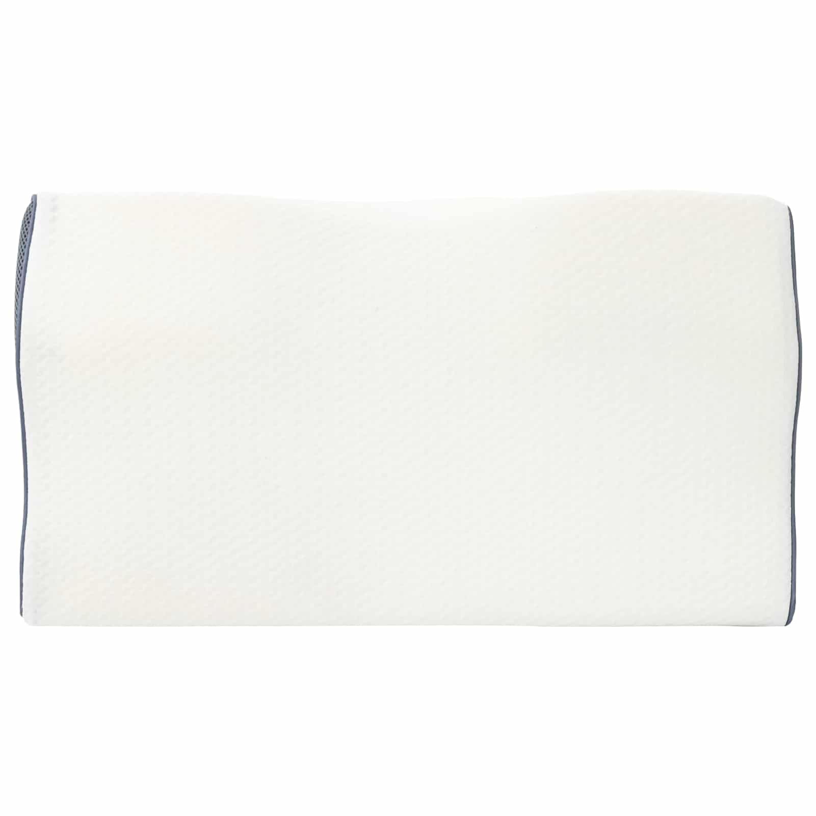 Homgoday Ergonomisches Nackenpolster Wei? - Atmungsaktives Polyester Kissen für Wohnzimmer & Schlafzimmer - 60 x 34 x 11 cm Stuhlkissen Model42012694