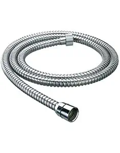 SHRI Durga Traders Stainless Steel Flexible Shower Tube (Chrome Finish)