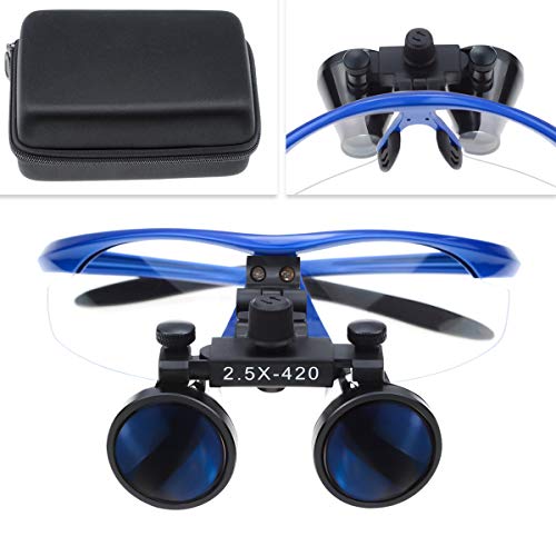 Zgood DY-002 2.5X420Mm Dental Surgical Binocular Magnifier Loupes Surgical Magnifier Optical Glasses Color Blue thumb #3