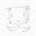 RAYTEN CU1726 Radiator Compatible with Ford Ranger 1995 1996 1997 2.3 L4