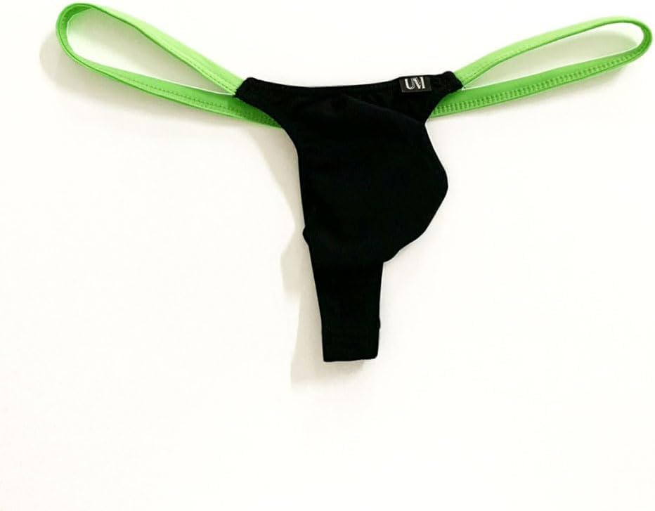 COMLIFE Men's Sexy Low Rise Thong Modal Colorblocking T-Back Briefs