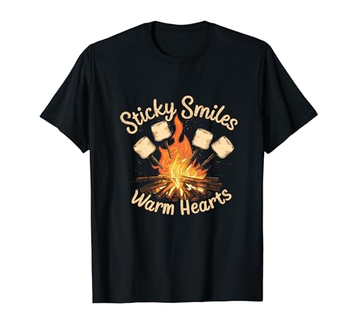 S´mores Campfire Lover Familia Vacaciones Familia Camping Viaje Camiseta