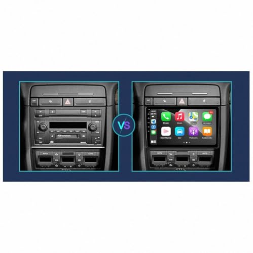 Radio de coche 2 DIN para Audi A4 II y III 2000-2009 con Carplay y 1G+32G 2