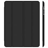 capa para ipad Fácil de instalar y quitar JETech 0210- Funda para iPad 4, iPad 3 y iPad 2, Carcasa con Soporte Función, Auto-Sueño / Estela, Negro