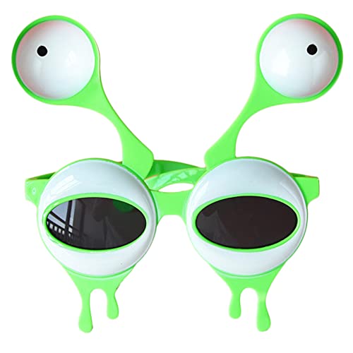 aieibuy Party Sunglasses Funny Alien Novelty- Fancy- Summer Kid Party Supplies Slug Shaped Glasses Party Sunglasses Pack