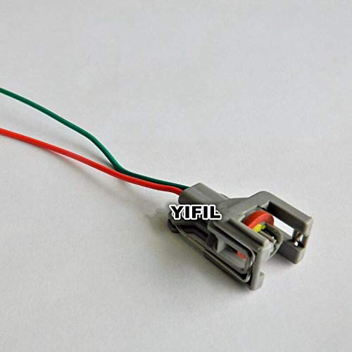 5/10/20/50/100pcs/lot 2 Pin/Way Waterproof Connector with Pigtail Fuel Diesel Injector Fuel Rail Plug for Delphi 10811963 - (Color Name: 20pcs)