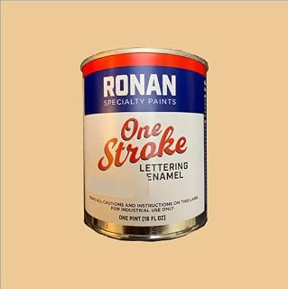 Ronan One Stroke Lettering Enamel L116 Ivory Half Pint