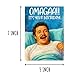 BPKDesigns Pedro Pascal Inspired Card - Omaga It's Your Birthday - Hilarious Birthday Greeting - Anniversary - Gift For Men - Father - Aunt - Him