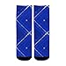 susiyo Royal Plaid Print Hiking Socks Boy Girls - Cushioned Crew Socks for Kids Soft, Breathable & Seamless Toe for All-Day Comfort