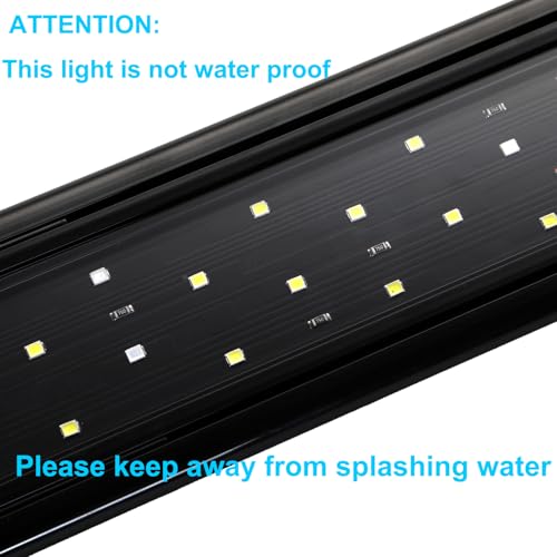 AQUANEAT LED Aquarium Light Full Spectrum for 18 Inch to 24 Inch Fish Tank Light Fresh Water Light Multi-Color
