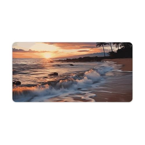 Tapis de bureau personnalisé antidérapant grand format avec impression photo