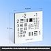 Camera Resolution Test Chart,Groups -2-5 Positive/Negative Film Cards Calibration, for Scientific and Industrial Inspection.(White)