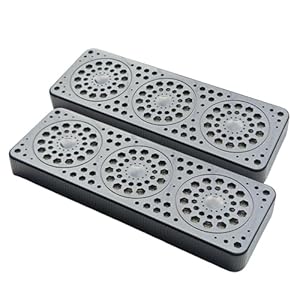 Cigar Humidifier,2-Pack Black Rectangle Humidifier,Cigar Humidor Humidifiers, Triple Window Humidifier,Increased Humidity Keep Fresh