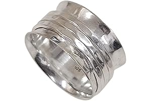 925 Silver Spinner Ring: Tranquility on Your Finger