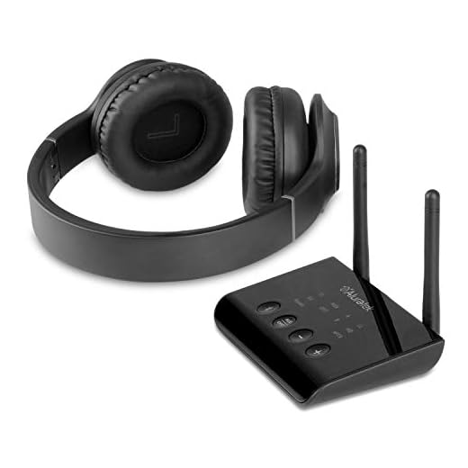 Aluratek Bluetooth Wireless TV Streaming Kit with Bluetooth 5, Long Range Up to 100', No Delay aptX, Optical, Aux, RCA, Includes Headphone and Transmitter/Receiver Adapter, PC, Laptop, Mac (ABCTVKIT)