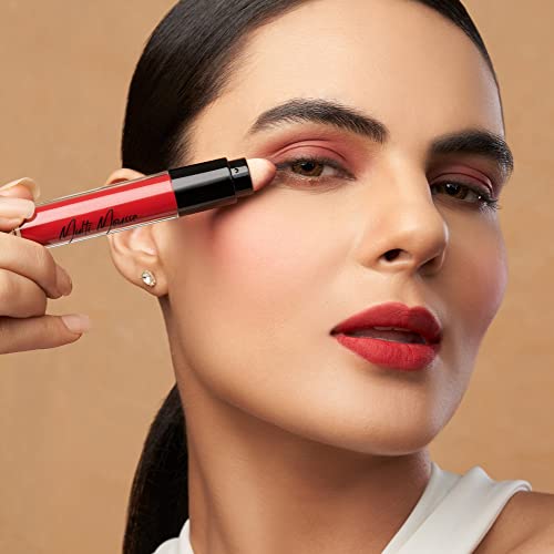 Image of RENEE Multi-mousse for Lips, Cheeks & Eyes, Cherry Souffle 5gm | Matte Finish, Rich Color Payoff With Weightless & Velvety Smooth Texture | Non-drying, Highly Blendable Formula