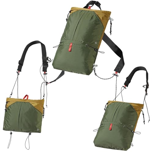 10L Small 3-Way Waterproof Corduroy Tote Bag for Women and Men with Zipper and Inner Pockets Tote Bag