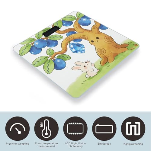 Báscula digital de baño Gemstone Blue Apricot Tree 180kg miniatura 3