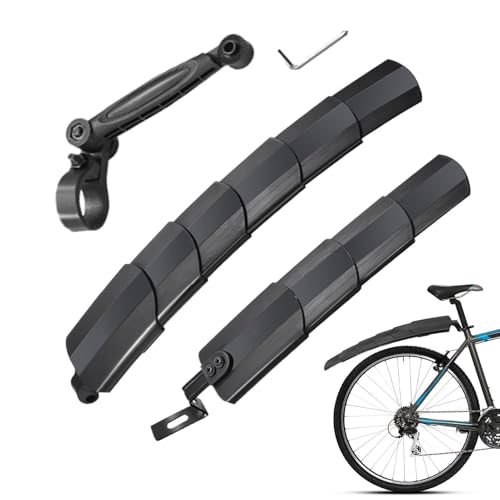Guardabarros de bicicleta - Guardabarros delantero y trasero extensible | Guardabarros de bicicleta engrosada,para Montaña Vivienda Vivienda Viaje Urbano Tour