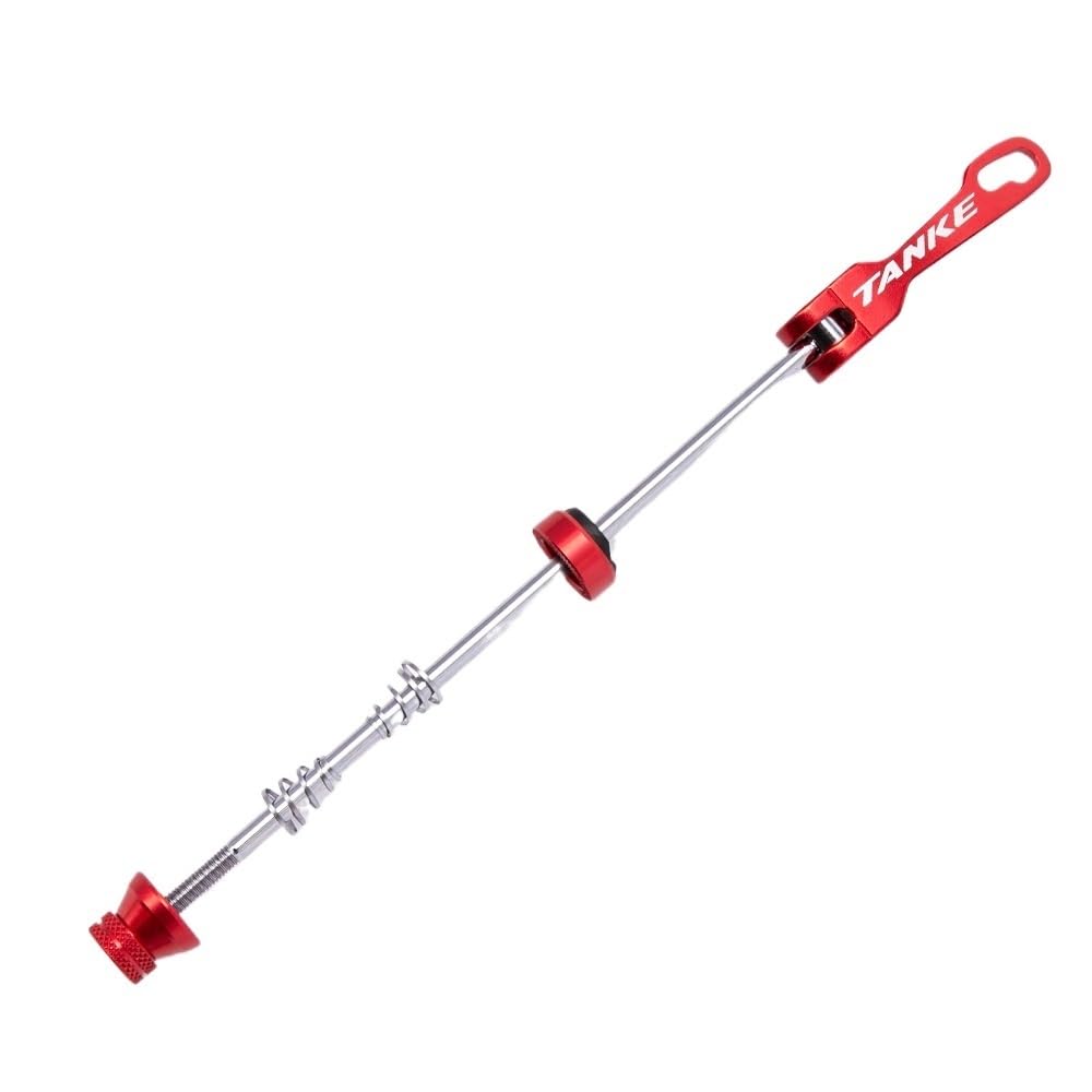 Cycling Quick Releases Bicycle Quick Release Bolt Hub Skewers Lever Axle Road Mountain Bike Replacement Cycling Parts For Front 100mm Rear 135mm Quick Release Skewer ( Color : Red lever rear )