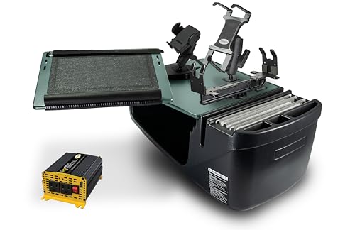 AutoExec Reach Desk �t�����g�V�[�g �J�[�f�X�N �ԗ����[�N�X�e�[�V�����ƃ��o�C���I�t�B�X�p ���C�N�u���[�Y 400���b�g�p���[�C���o�[�^�[�A�v�����^�[�X�^���h�A�d�b�}�E���g�A�^�u���b�g�}�E���g�t��