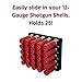 Mossberg 590/500/88 12-Gauge Shotgun Wall Mount/Low Profile/Vertical & Horizontal Mounting/Home Defense or Display/Storage (12ga Shell Rack)