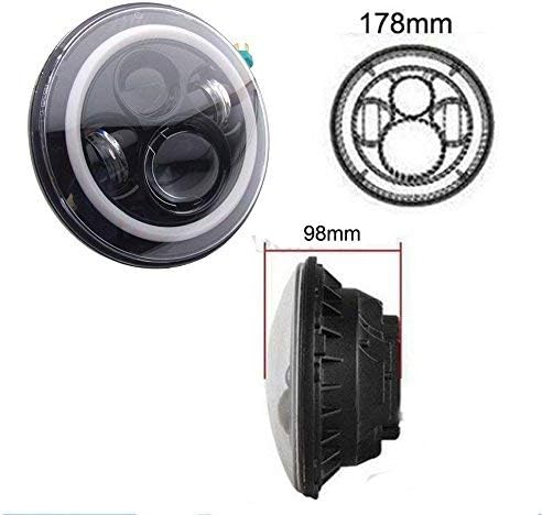 Autofu 7'' Round Headlights With Turn Signal Halo DOT Conversion Kit Fits for Volkswagen Beetle Classic, 2 Sealed Beam Lights Replace H6024 H5024 H6012 H6014 H6015 H6017 LED High Low Beam/DRL