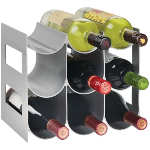 mDesign 3-Tier Wine and Bottle Rack Cover