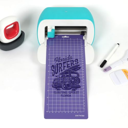 Image of REALIKE Cutting Mat Compatible with Cricut Joy 4.5 inch X12 inch (6 Mats), Variety Adhesive Cutting mats for Joy Accessories