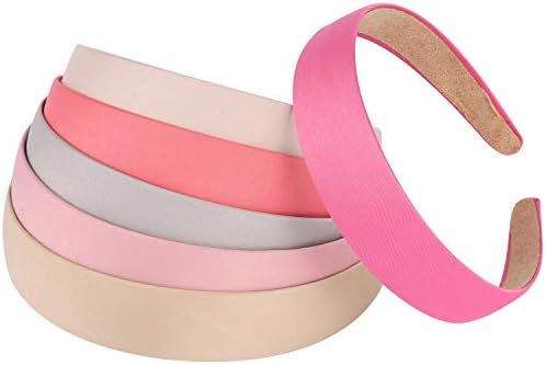 6 Pack Headbands for Women - 3 Knot Headband with Bee Animal & 3 Velvet Pearl Headband, Cute Wide Fashion Hairband Hair Hoops, Bonus 2 Pairs Earings