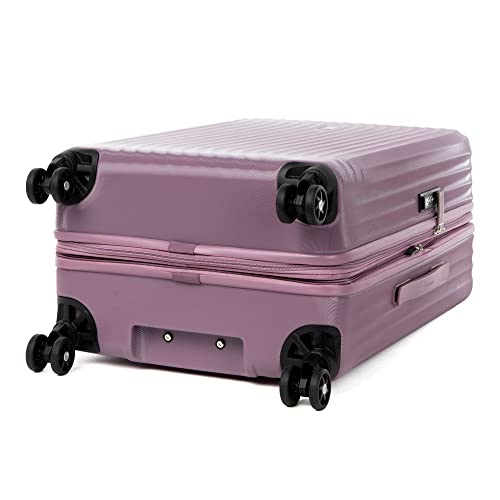 Image of Travelpro Maxlite Air Hardside Expandable Checked Luggage, 8 Spinner Wheels, Lightweight Hard Shell Polycarbonate Suitcase, Orchid Pink Purple, Checked Medium 25-Inch