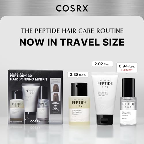 COSRX PEPTIDE-132 Hair Bonding Mini Kit, Shampoo, Treatment & Oil Serum - image 2